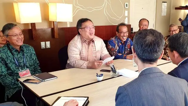 Menteri Bambang Brodjonegoro bertemu utusan Korsel di Fiji.