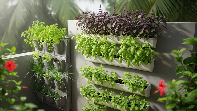 Tanaman Herbal Paling Ideal untuk Kebun Vertikal