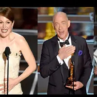 Makna kemenangan Julianne Moore, Patricia Arquette dan J.K. Simmons di ajang Oscar 2015 berbeda dengan Eddie Redmayne.