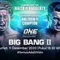 ONE Championship: BIG BANG II, Jumat (11/12/2020) pukul 19.30 WIB dapat disaksikan melalui platform streaming Vidio. (Dok. Vidio)