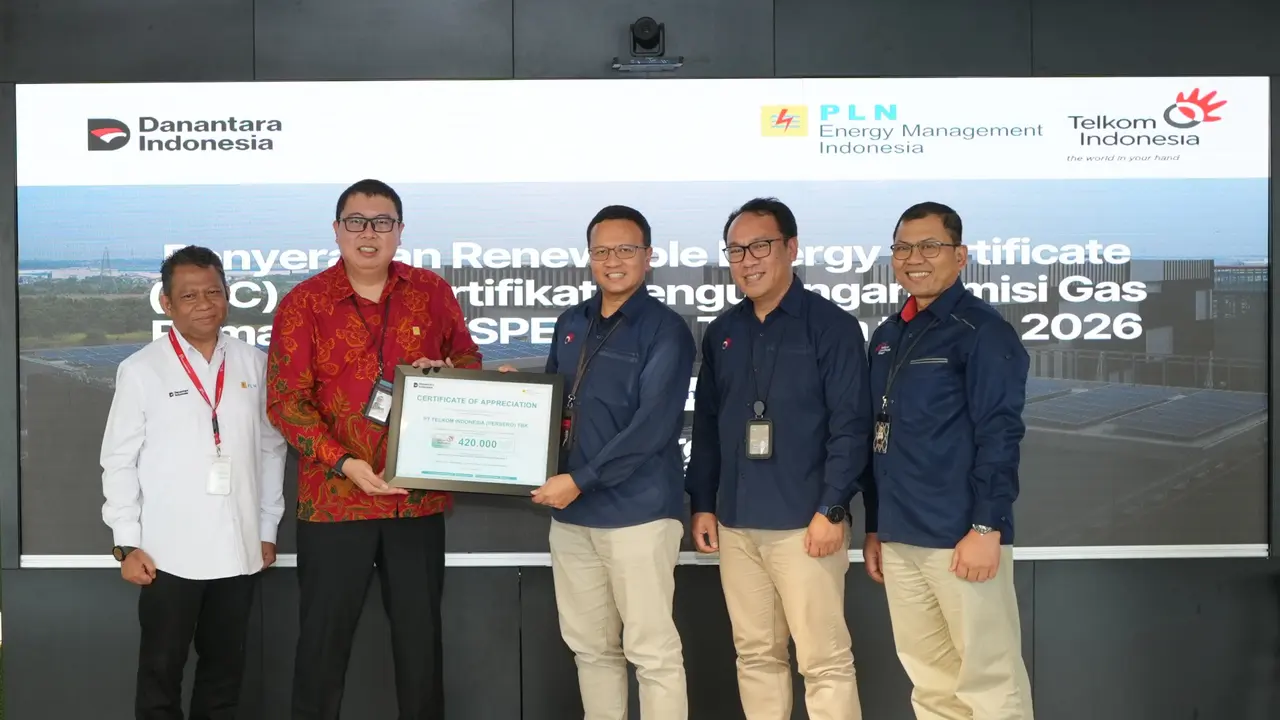 Menuju Net Zero Emission 2060, Telkom Pacu Dekarbonisasi dan Pemanfaatan Energi Bersih