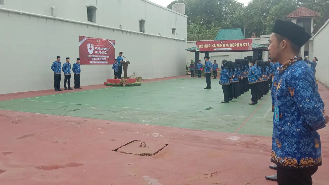 Peringatan hari pahlawan di Rutan Kelas IIB Serang