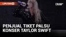 Penjual Tiket Palsu Konser Taylor Swift di Singapura Dipenjara 2 Minggu