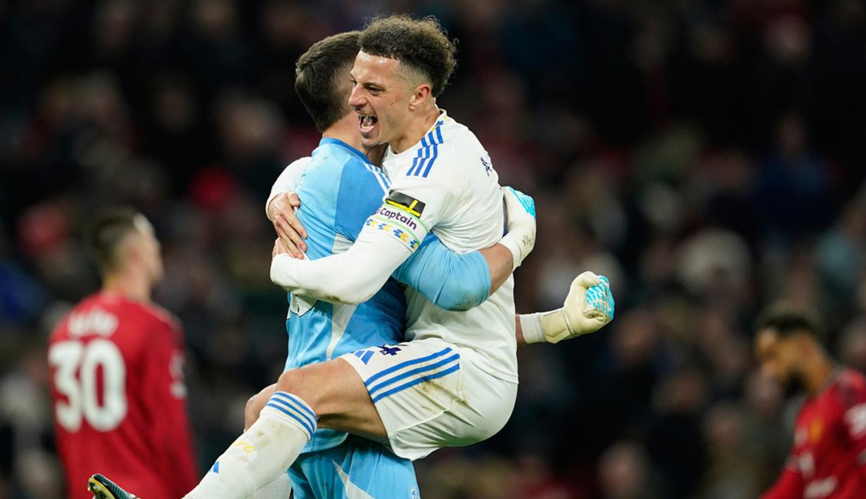 Berkat kemenangan ini, Leeds United menjauh dari zona degradasi dan duduk di peringkat ke-15 dengan raihan 36 poin. Sementara kekalahan ini membuat MU tertahan di peringkat ketiga dengan raihan 55 poin. (AP Photo/Dave Thompson)
