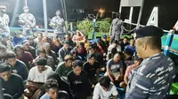 47 ABK Diamankan Lanal Balikpapan Saat Curi Batu Bara di Muara Kembang