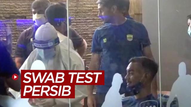 Berita video Persib Bandung menjalani swab test berkala karena terus bersiap untuk lanjutan Shopee Liga 1 2020.