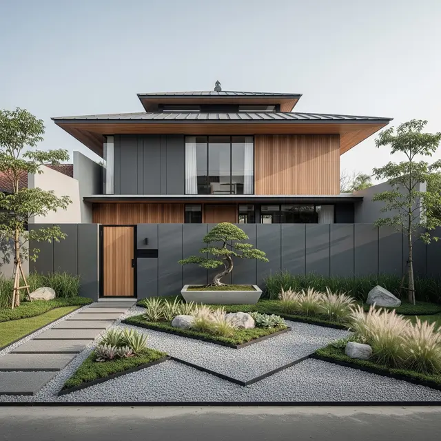 Rumah Panggang Pe Modern (AI Generated)