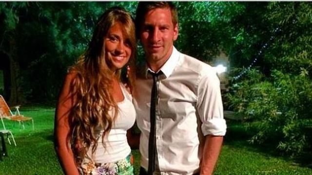 Lionel Messi dan Antonella Roccuzzo