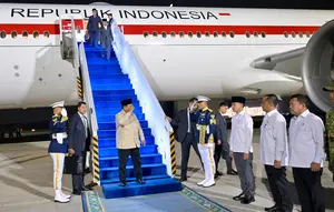 Disambut Gibran, Prabowo Tiba di Tanah Air Usai Hadiri KTT BRICS 2026