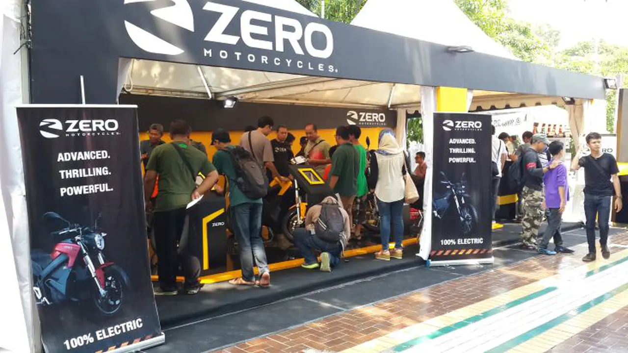 Mejeng di Senayan, Motor Listrik Amrik Sedot Perhatian Publik