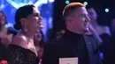 Penyanyi Jessie J dan aktor Channing Tatum menghadiri Pre-Grammy Gala dan acara penghormatan untuk ikon industri musik di California, Minggu (25/1/2020). Dua bulan setelah putus, kini pasangan tersebut kembali memamerkan kemesraan mereka di red carpet. (Alberto E. Rodriguez/Getty Images/AFP)