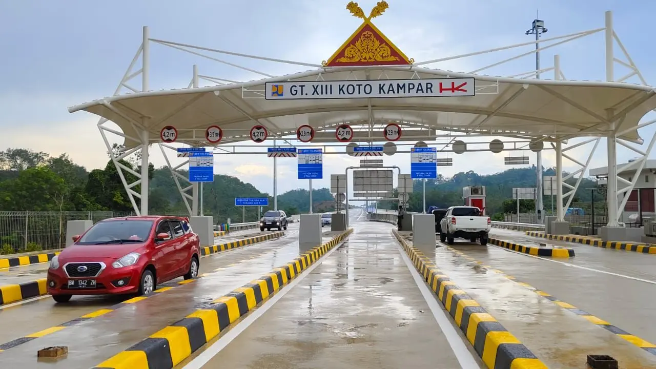 Tol Bangkinang-Koto Kampar sepanjang 24,7 Km akan ditutup kembali pada 3 Januari 2024 pukul 17.00 WIB usai Libur Nataru