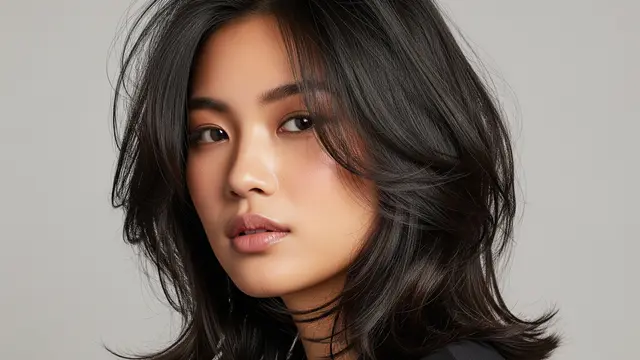Textured Lob (Long Bob Bertekstur)