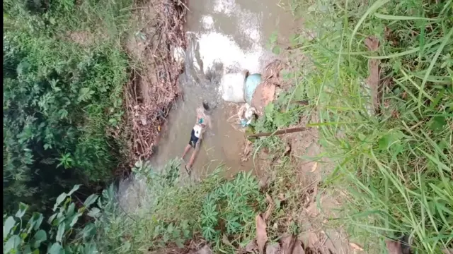 Pergi mencari Jamur, Karyono ditemukan meninggal di sungai (Liputan6.com/Ahmad Adirin)