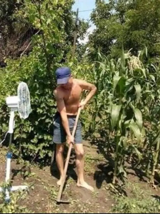 Kocak, 6 Aksi Tukang Agar Tak Kepanasan Ini Kreatif Banget
