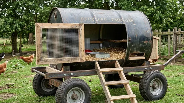 Kandang Ayam Drum Beroda Gemini AI