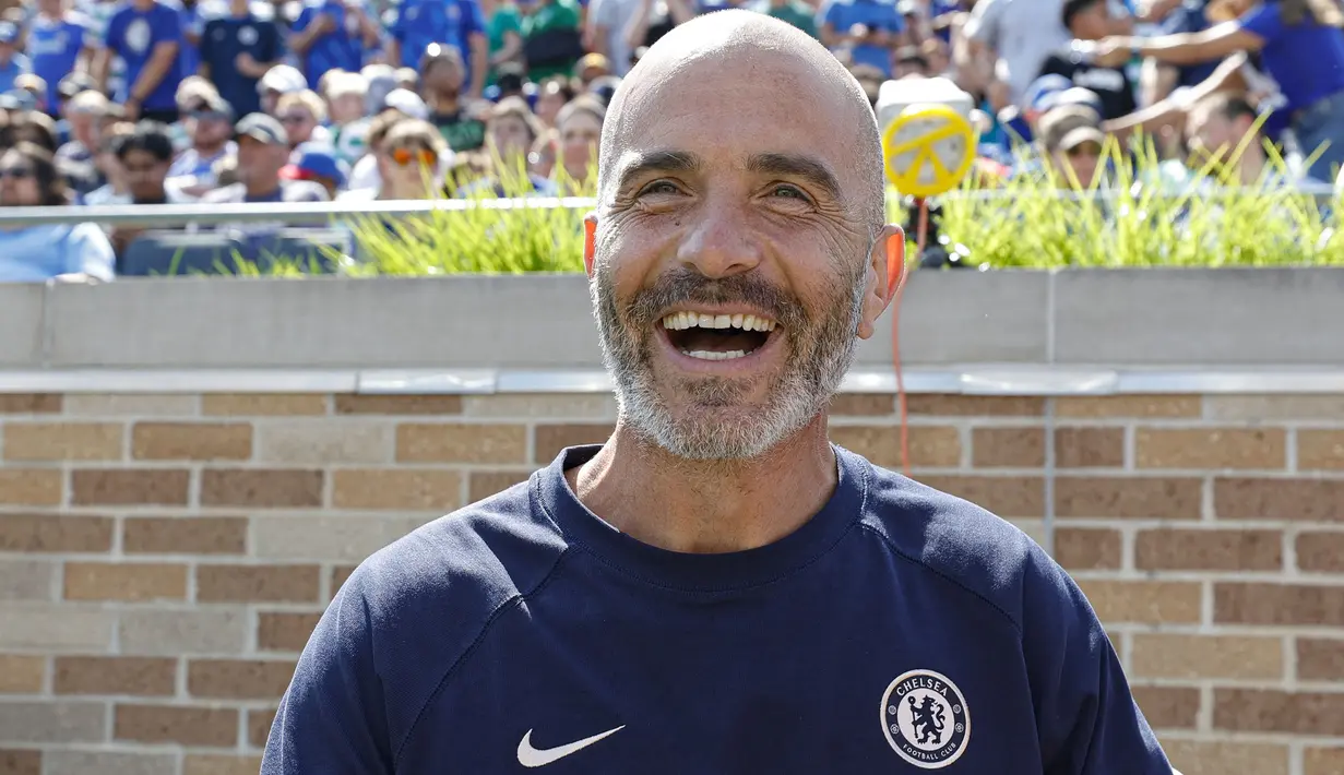 Menilik ke belakang, Enzo Marsca ditunjuk sebagai pelatih Chelsea pada Juli 2024 menggantikan Mauricio Pochettino. (AFP/Kamil Kraczynski)