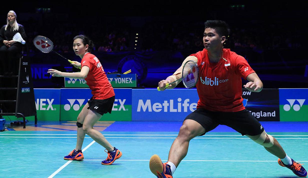 Pada laga puncak Praveen/Debby berhasil menaklukan wakil Denmark, Joachim Fischer Nielsen/Christinna Pedersen. (PBSI/Nafielah)