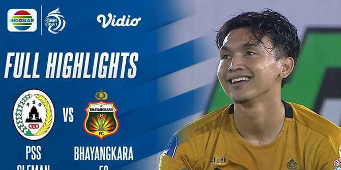 VIDEO: Highlights BRI Liga 1, PSS Sleman Tahan Imbang Bhayangkara FC 0-0