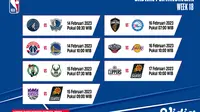 Jadwal dan Live Streaming NBA 2022/2023 Week 18 di Vidio, 14-17 Februari 2023. (Sumber : dok. vidio.com)
