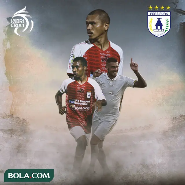 BRI Liga 1 - Ilustrasi Persipura: Ricardo Salampessy, Todd Rivaldo Ferre, Yevhen Bokhashvili