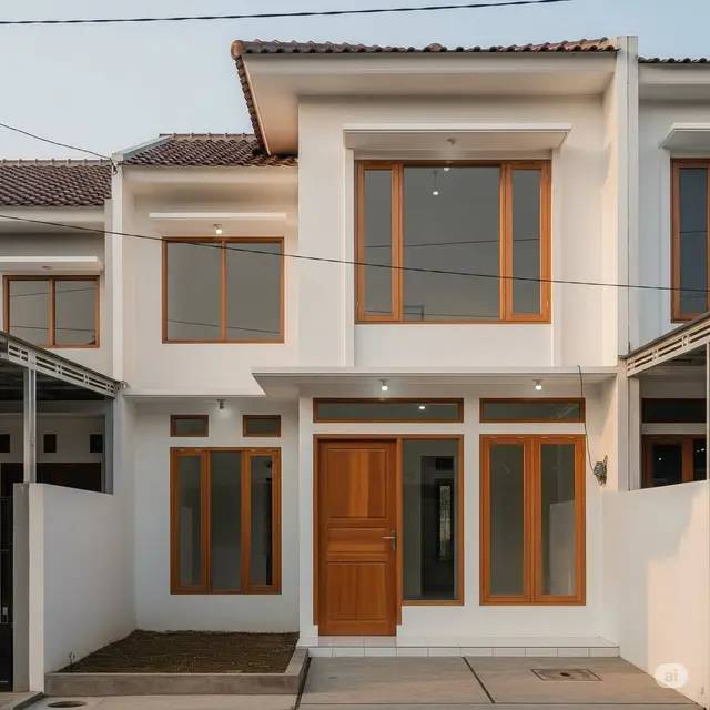 Inspirasi Rumah Sederhana Elegan. Foto: Gemini