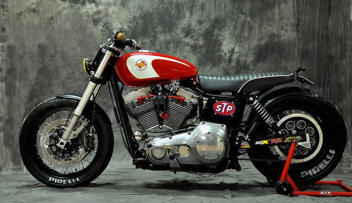 Modifikasi Retro Harley Street Tracker - Photo Otosia.com