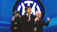 Inter Milan - Giovanni Trapattoni, Antonio Conte, Jose Mourinho (Bola.com/Adreanus Titus)
