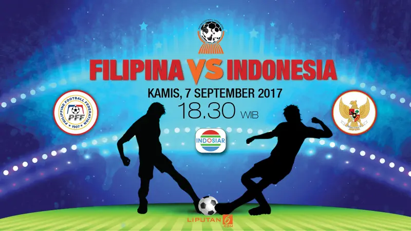 Banner Piala AFF U-18 Filipina vs Indonesia