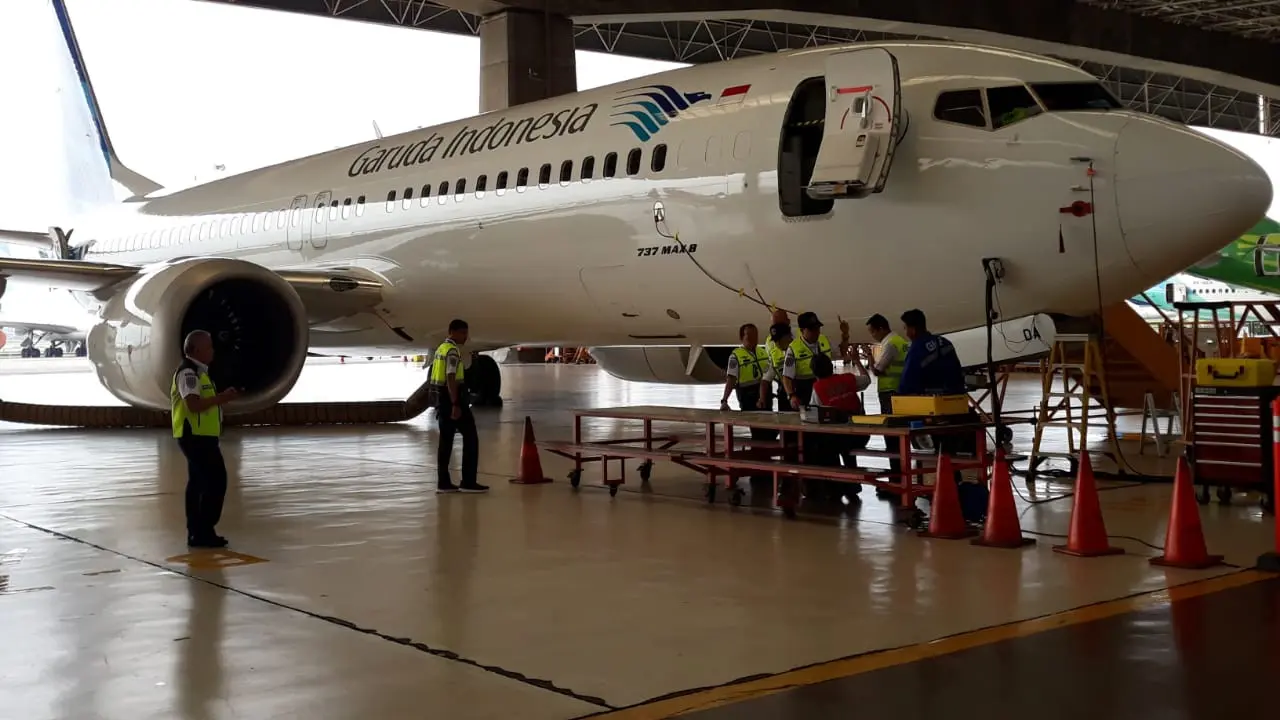 Kemenhub Sidak Boeing 737 Max 8 di Bandara Soetta