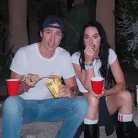 Katy Perry dan Justin Trudeau di Coachella. Dok. [@katyperry]