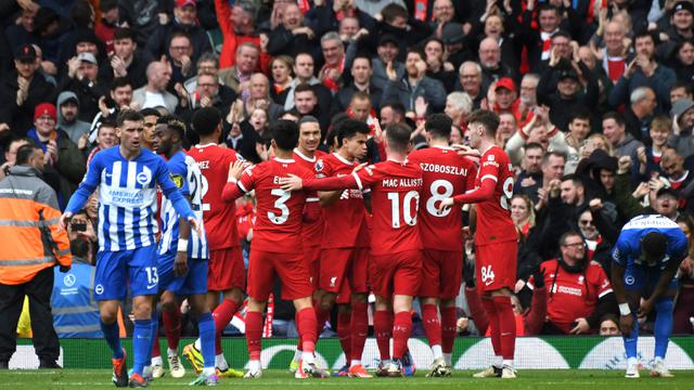 Gol Salah Pastikan Kemenangan Liverpool atas Brighton