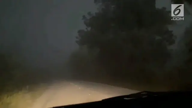 VIDEO: 5 Desa Mendadak Gelap karena Letusan Sinabung