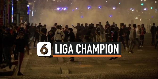 VIDEO: Tim Kesayangan Kalah di Liga Champion, Pendukung PSG Rusuh di Paris