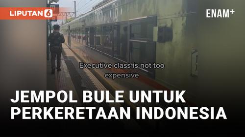 VIDEO: Kereta Indonesia Bikin Bule Kagum