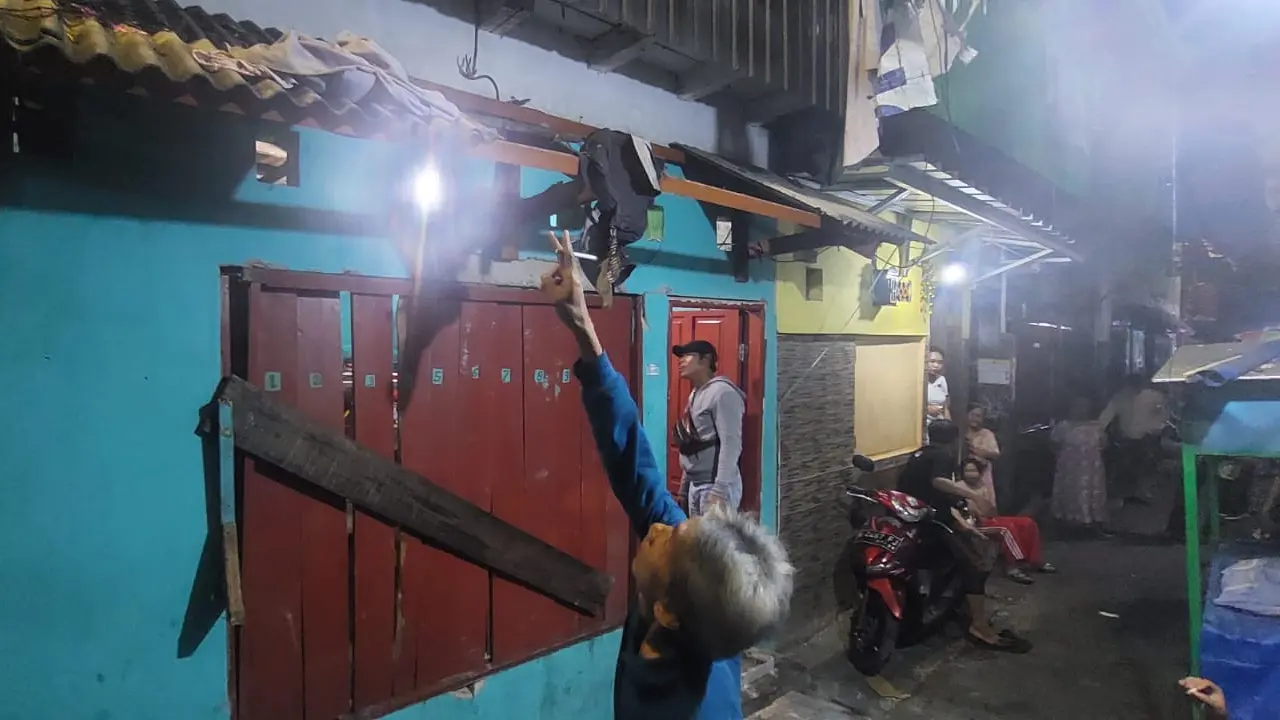 Kerusakan akibat ledakan LPG 3 Kg.