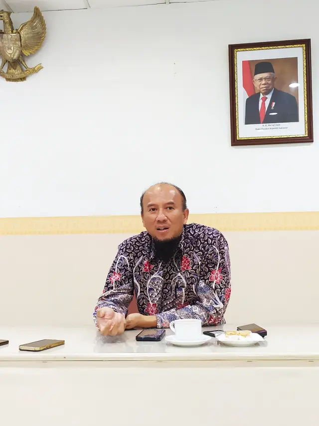 Kepala Bidang Usaha dan Pentarifan DPP Gabungan Pengusaha Angkutan Sungai, Danau dan Penyeberangan (Gapasdap), Rachmatika Ardiyanto. (Dian/Liputan6.com)