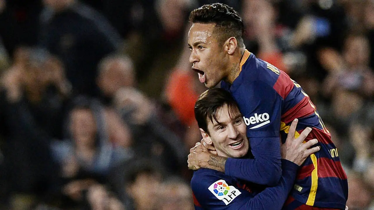 FOTO: Memori Indah Lionel Messi dan Neymar Bersama Trio MSN Barcelona