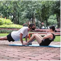 Andien dan Ippe olahraga bareng | Sumber Foto: Instagram/@andienaisyah