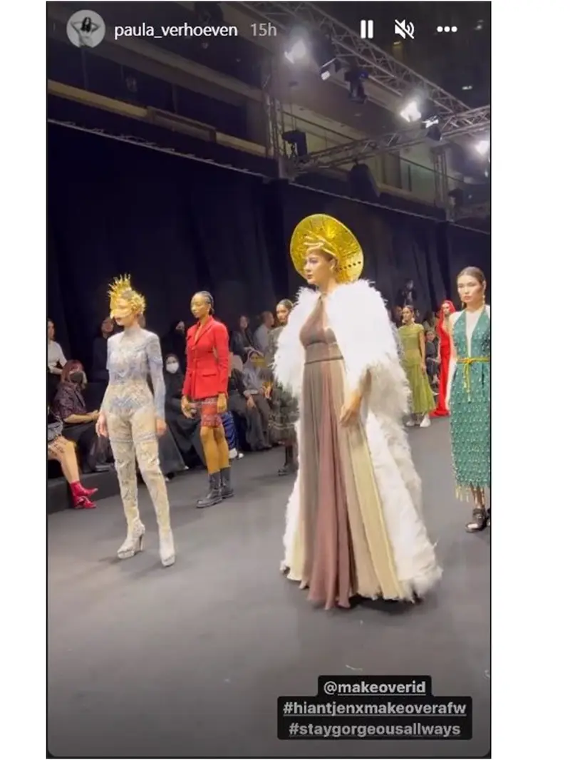 Tampil di Catwalk Usai 3 Tahun, ini 6 Potret Paula Verhoeven di Arab Fashion Week