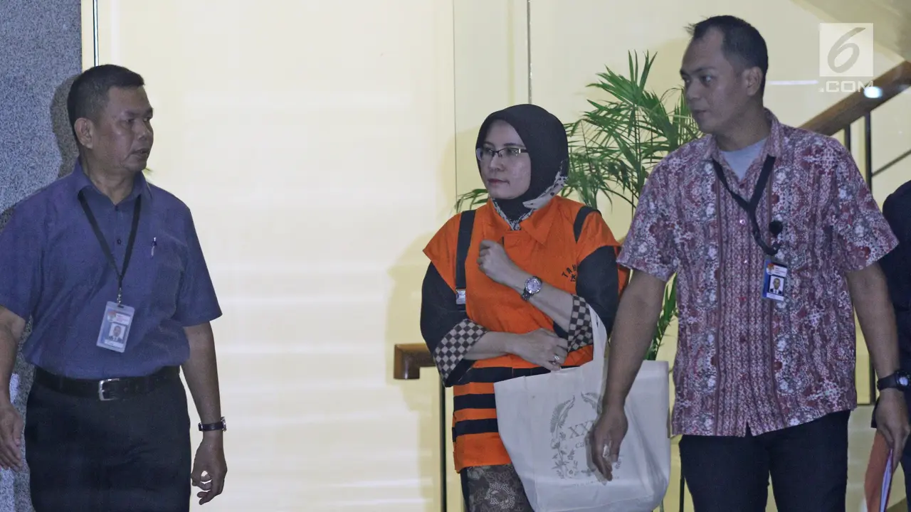 Resmi Ditahan, Begini Ekspresi Hakim PN Tangerang Usai Diperiksa KPK