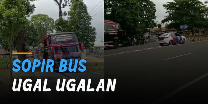 VIDEO: Viral Sopir Bus Ugal-Ugalan, Para Penumpang Justru Senang