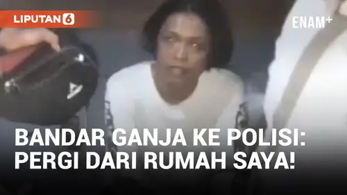 VIDEO: Digerebek Saat Isap Ganja, Bandar Narkoba di Padang Malah Usir Polisi