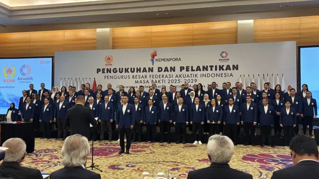 Pelantikan PB Federasi Akuatik Indonesia Periode 2025-2029