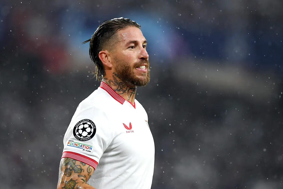 Foto: Melihat Sergio Ramos Kepayahan, Sevilla Dipermalukan Arsenal di Liga Champions