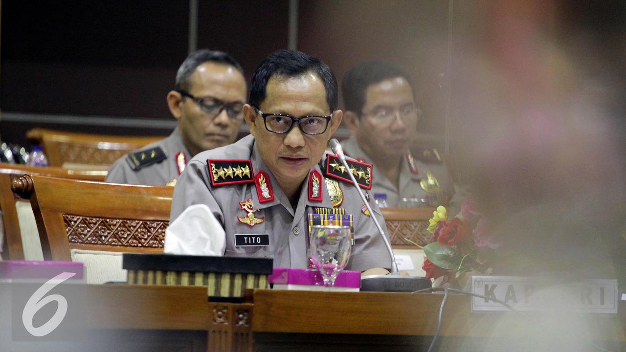 20160831- Kapolri Tito Karnavian Paparkan Paham Radikal di Komisi III-Jakarta- Johan Tallo