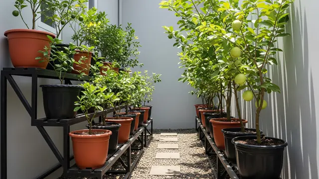 Kebun Buah Mini di Samping Rumah yang Sempit