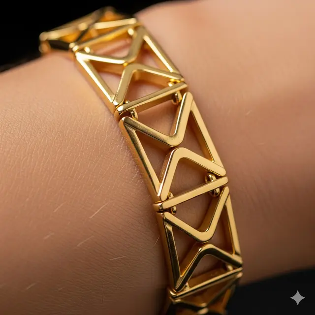 Gelang Rantai Geometris Modular