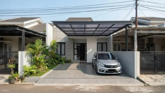 Model Carport untuk Rumah Lebar 5 Meter