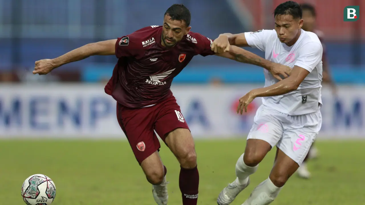 Foto: Penalti Kontroversial Bawa Persikabo 1973 Raih 3 Poin Penuh atas PSM Makassar di Grup D Piala Presiden 2022